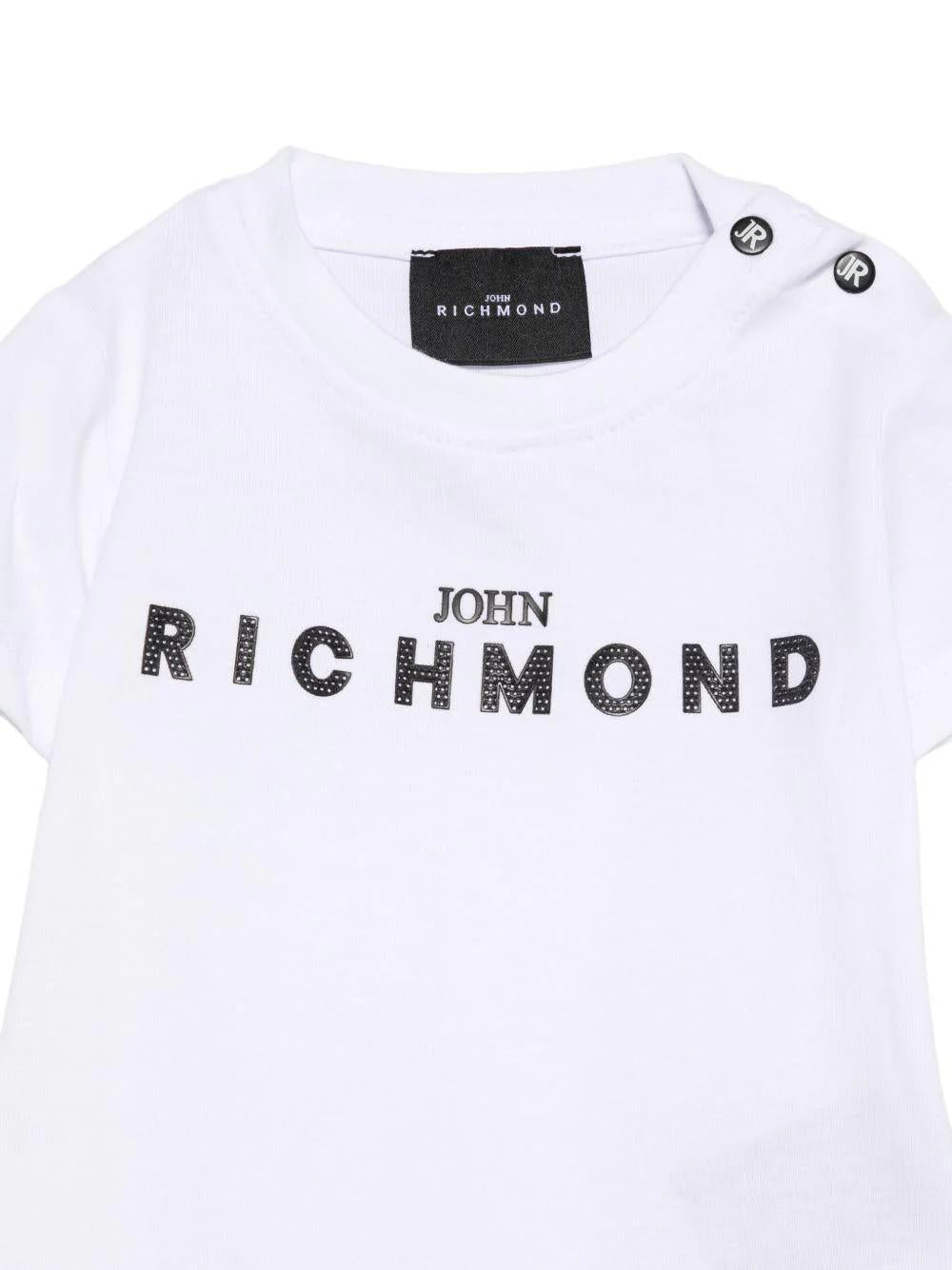 T-shirt neonato con dettaglio logo RIP26002TS WHITE RICHMOND 