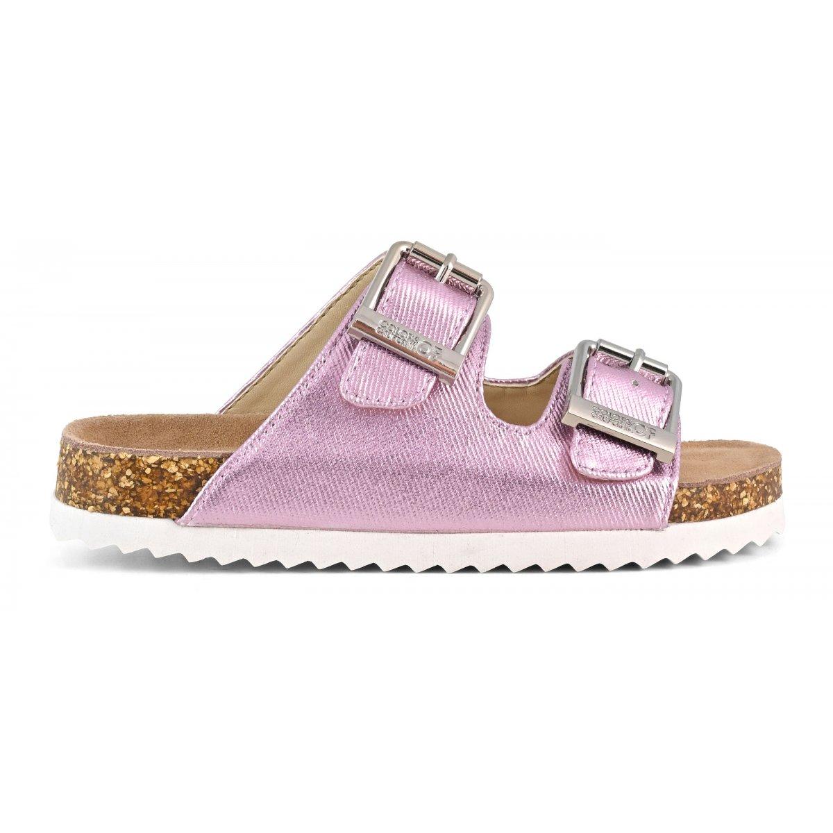 Sandalo in tessuto laminato HC2507 PINKN COLORS OF CALIFORNIA 
