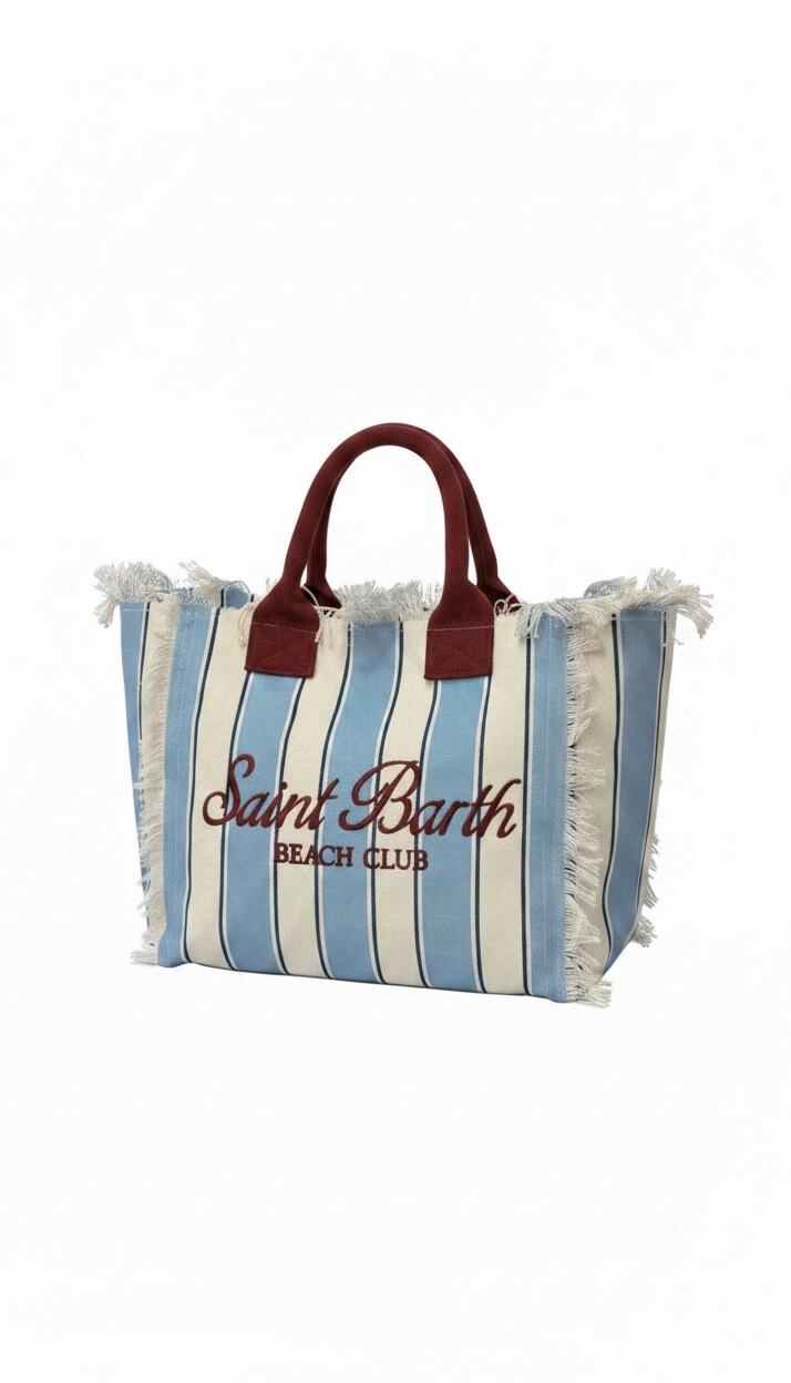 Borsa a spalla Vanity in canvas VANI001 00938L MC2 SAINT BARTH 