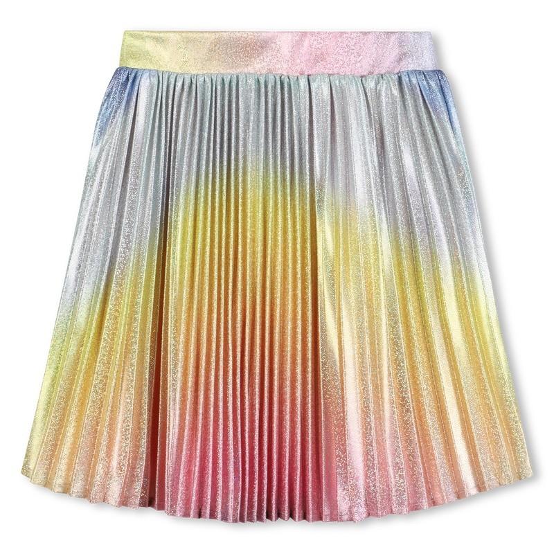 Gonna plissettata lucida U21588 Z41A BILLIEBLUSH 