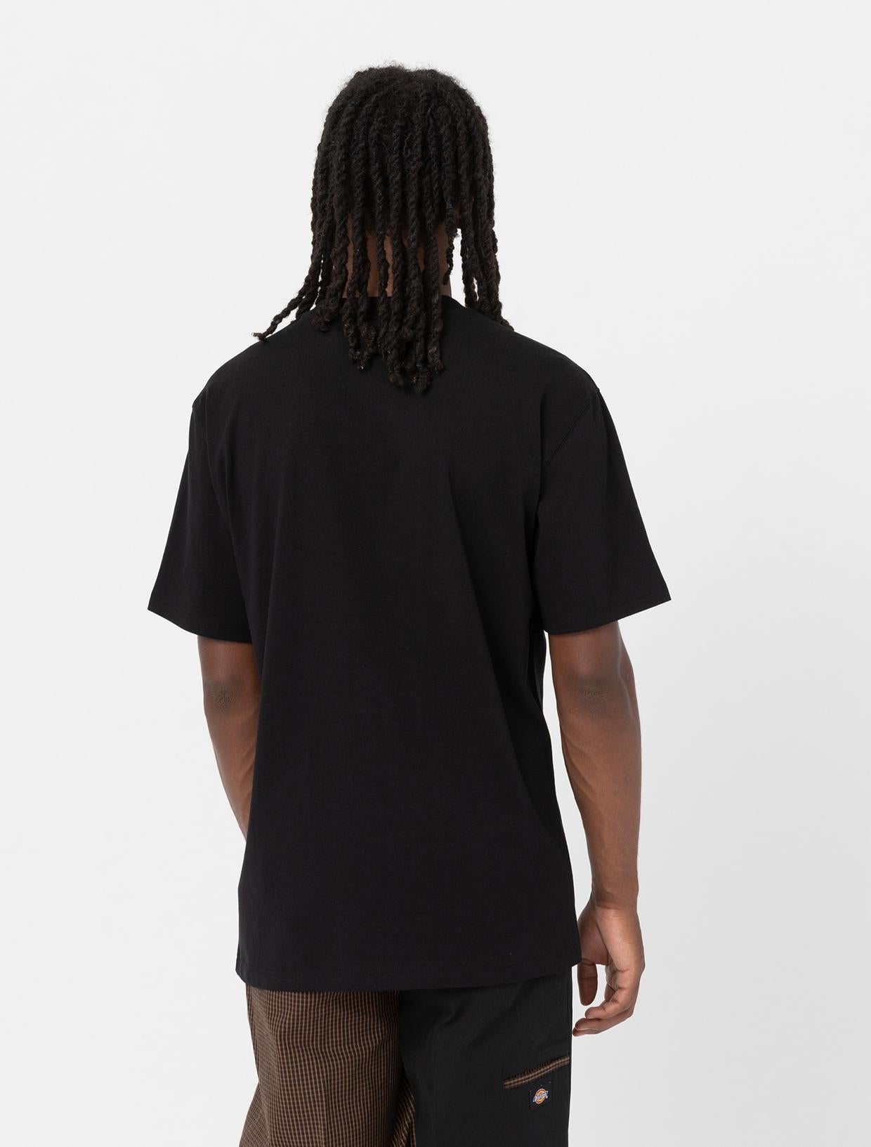 T-shirt Luray a maniche corte con taschino DK0A4YFC BLK1 DICKIES 