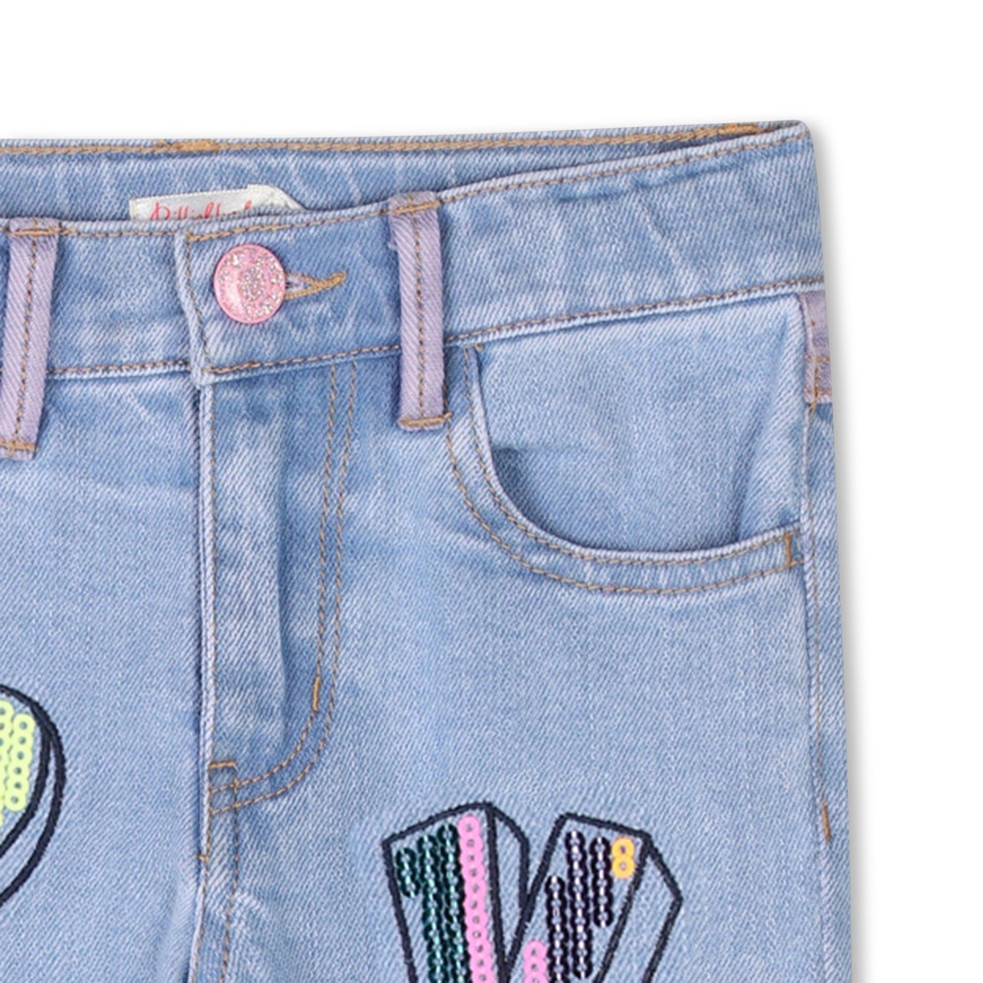 Jeans stampa love U20850 Z13 BILLIEBLUSH 