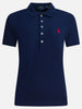 Polo slim con ricamo