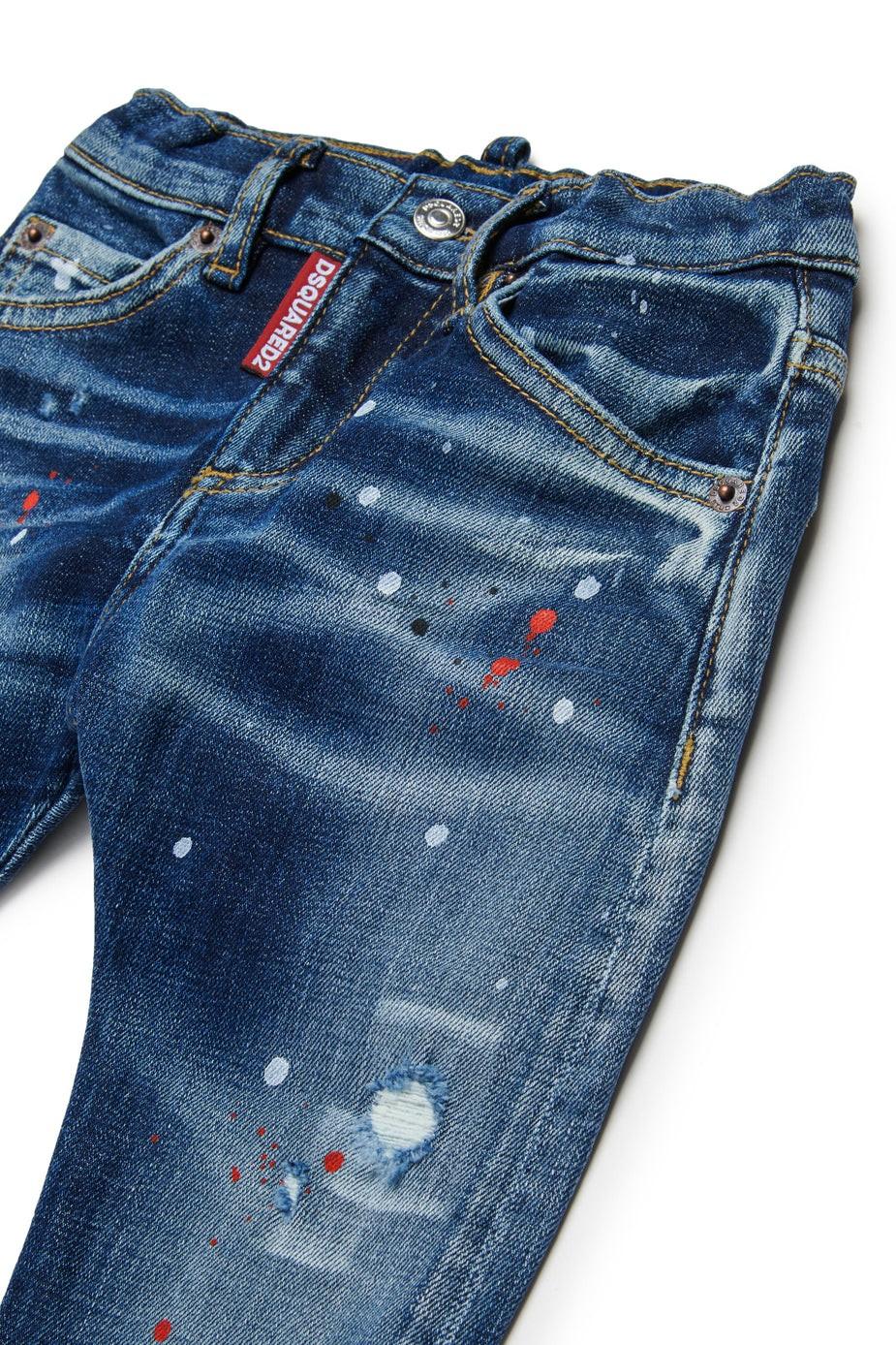 Jeans slim lavaggio blu medio DQ01TCD0AFU DQ01 DSQUARED2 