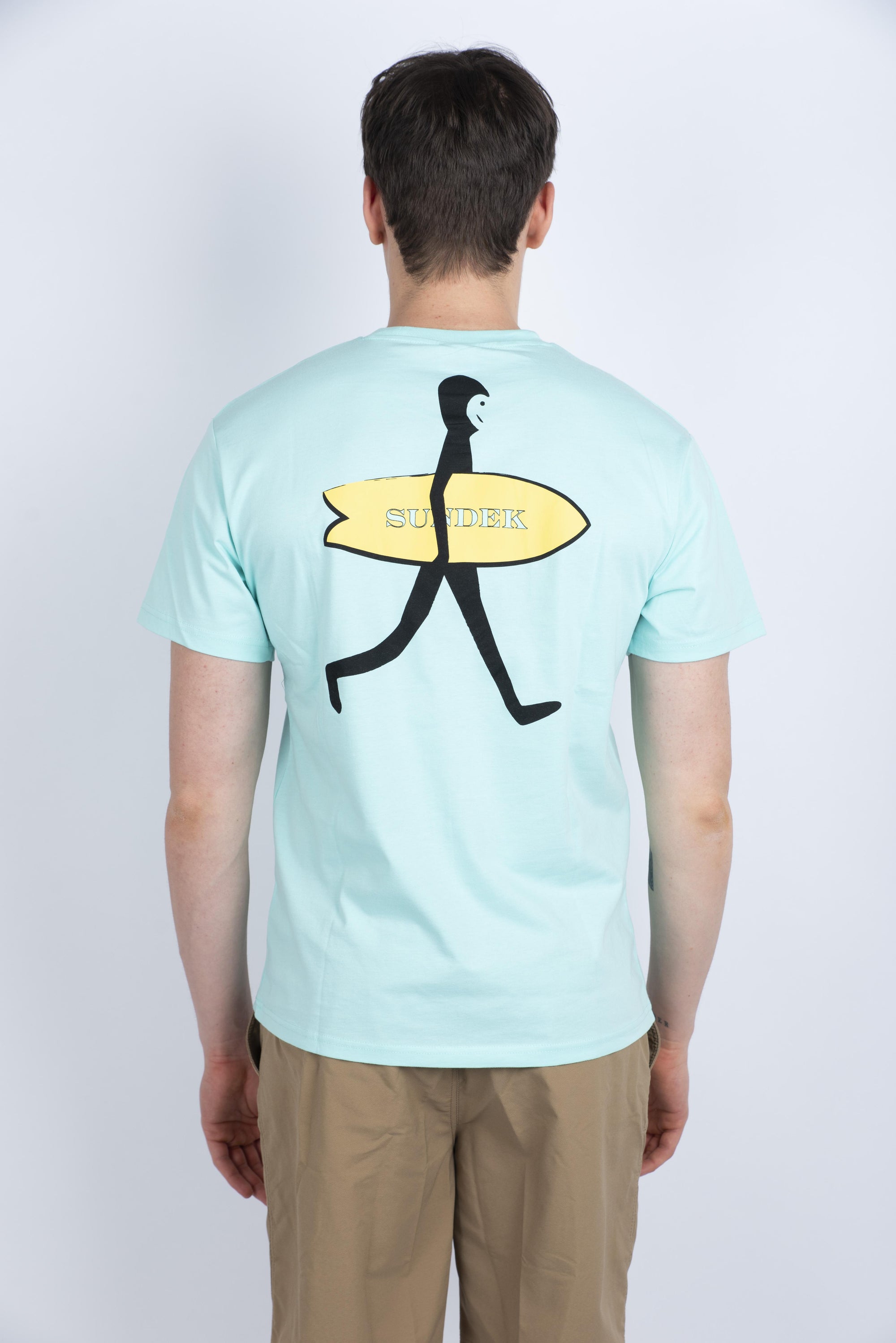 T-shirt con tasca Wetsuit azzurro M673TEJ7800 A6300 SUNDEK 