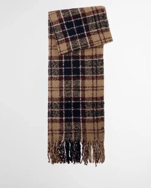 Set regalo berretto e sciarpa tartan Saltburn LGS0077 PI12 BARBOUR 