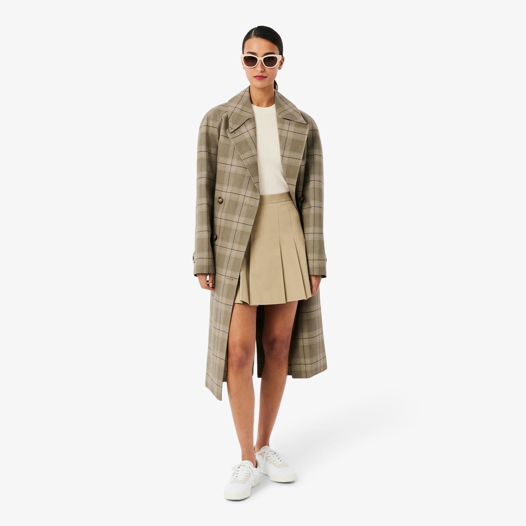 Maglione a maniche corte in lana merinos a coste AF4146 70V LACOSTE 
