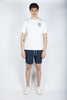 T-shirt Saint Barth Beach Club in jersey di cotone Classic Fit con ricamo bianco