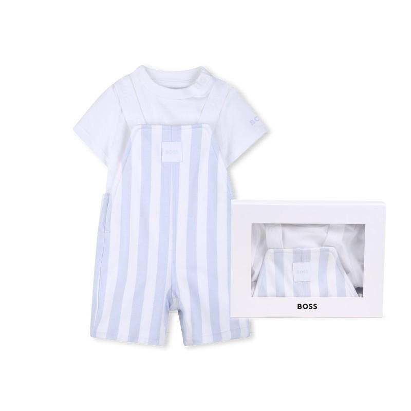 Salopette con T-shirt J53038 771 BOSS 