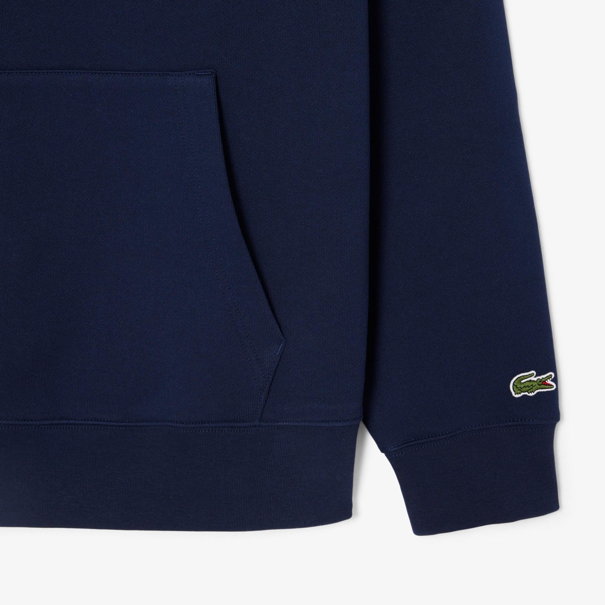 Felpa con cappuccio con marchio in rilievo SH0785 166 LACOSTE 