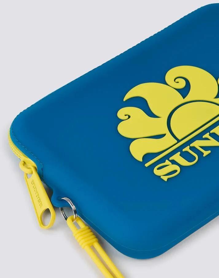 Mini pochette in gomma con logo AW748ABSL100 00701 SUNDEK 