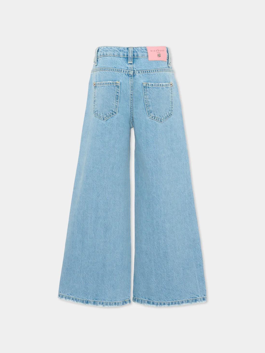 Jeans denim con strass RGP26133JE DBLUELIGHT RICHMOND 