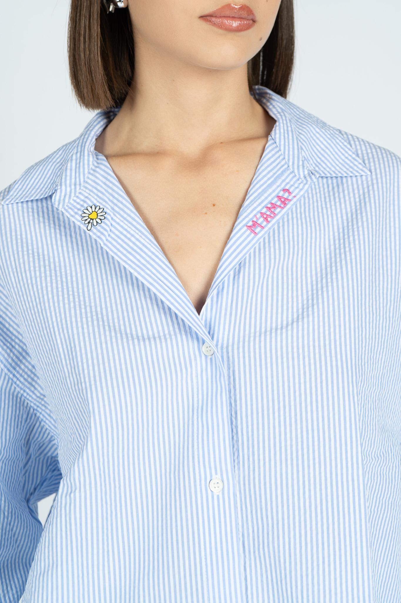 Camicia Cristal con ricami CYS0001 00702L MC2 SAINT BARTH 