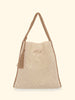 Women's F**K Beige Tote Bag