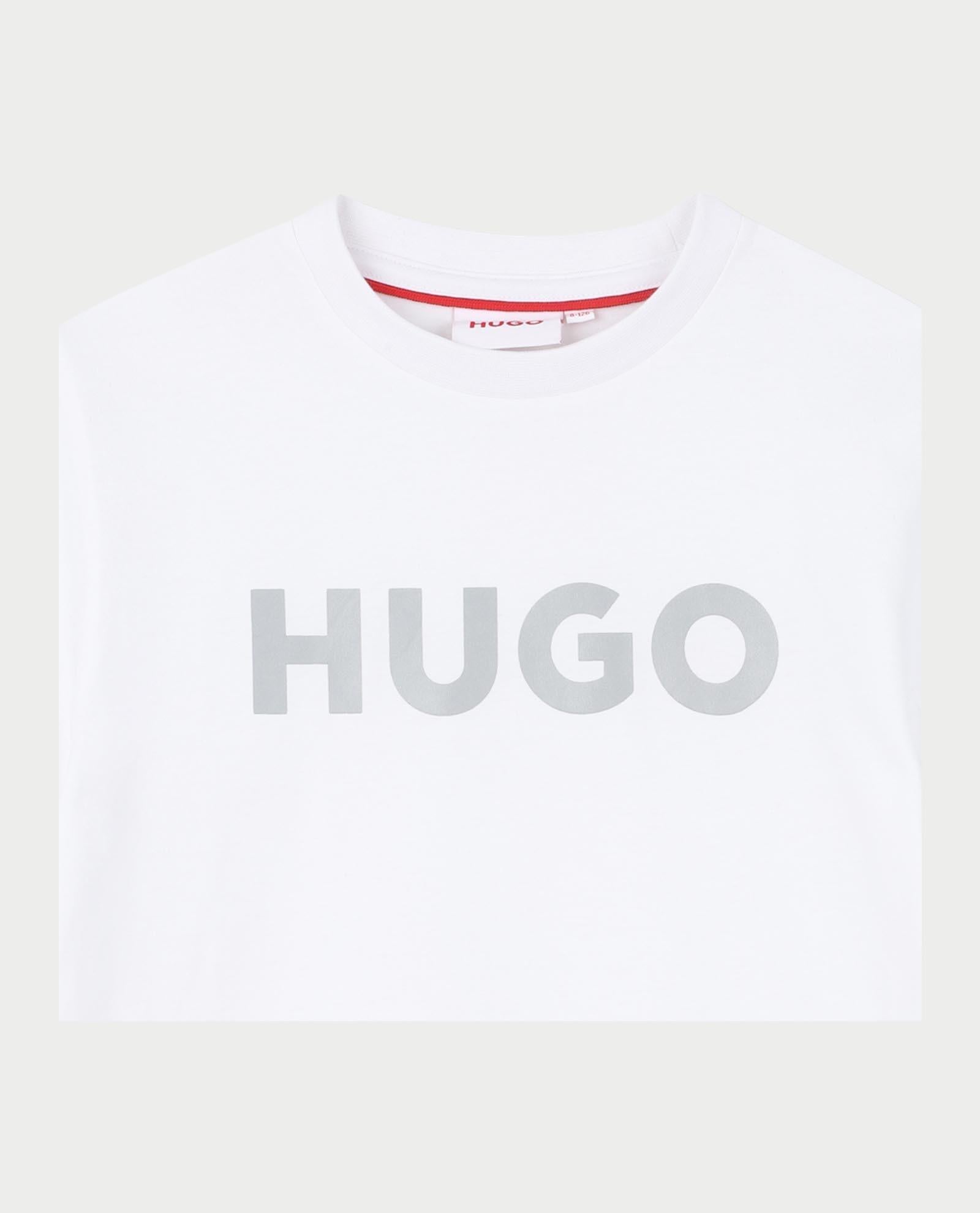 T-shirt con logo frontale G01016 10PA HUGO 