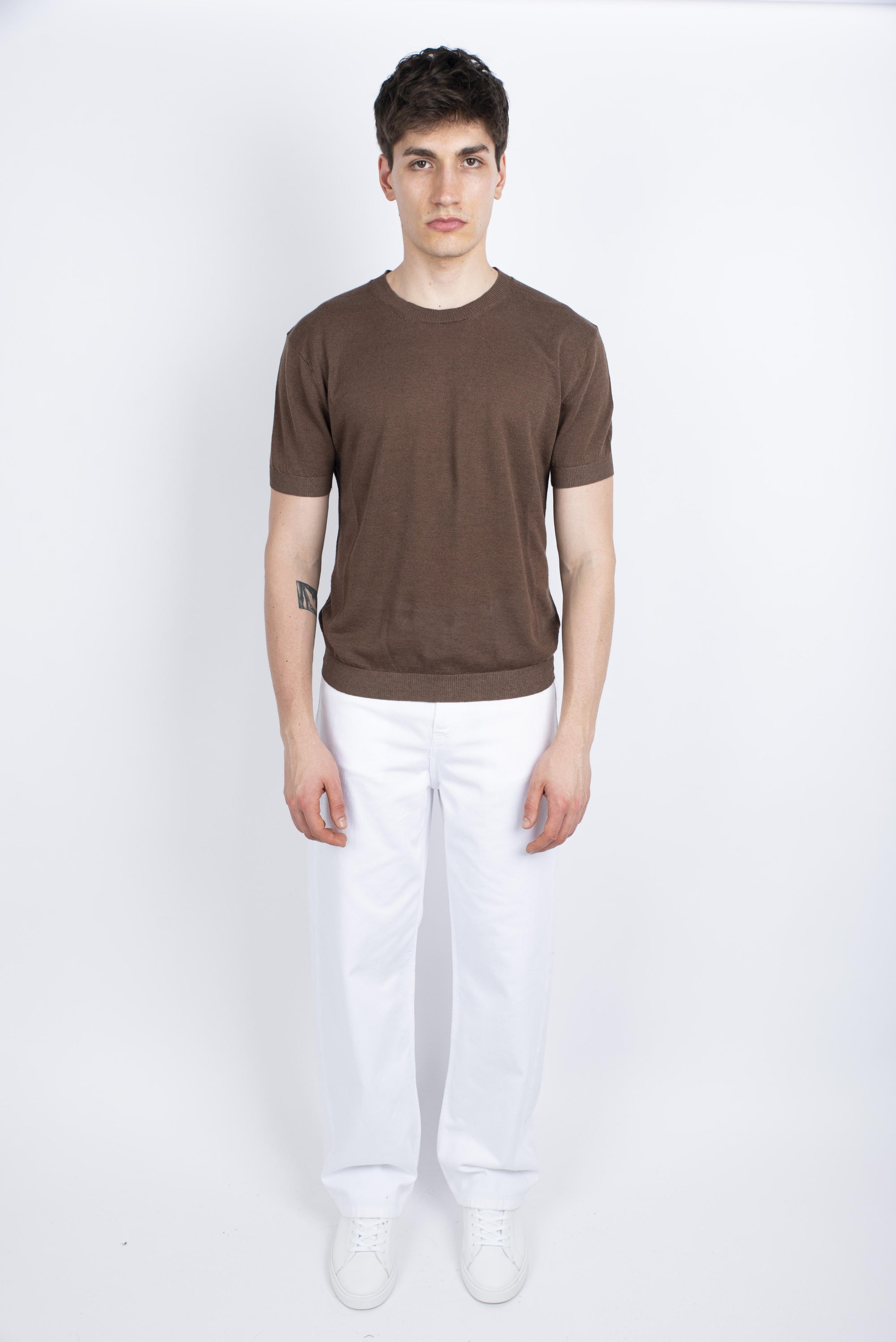 Maglia basic cacao Amaranto Uomo B9D0009 DU64M AMARANTO 