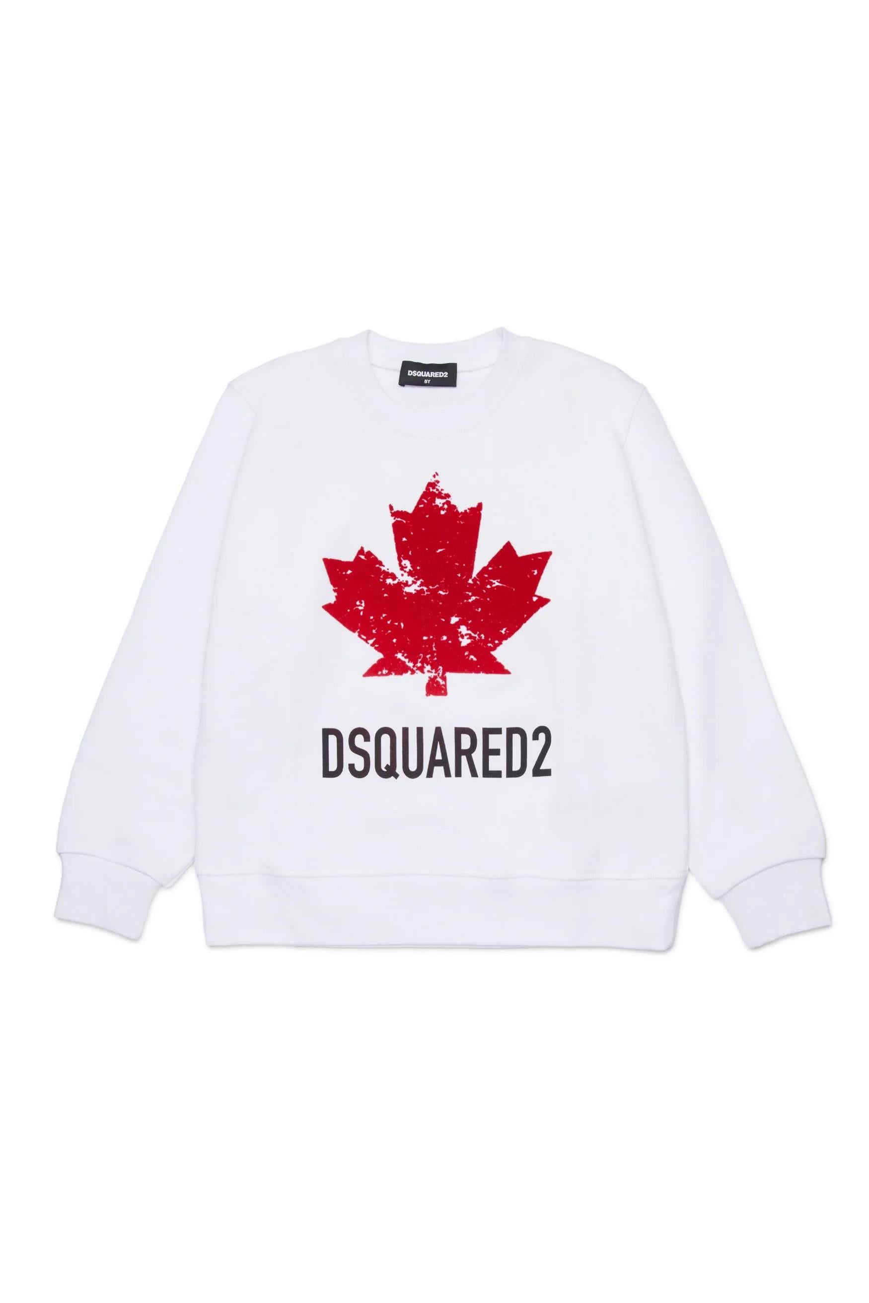 Felpa con logo DQ3005D00ZF DQ100 DSQUARED2 