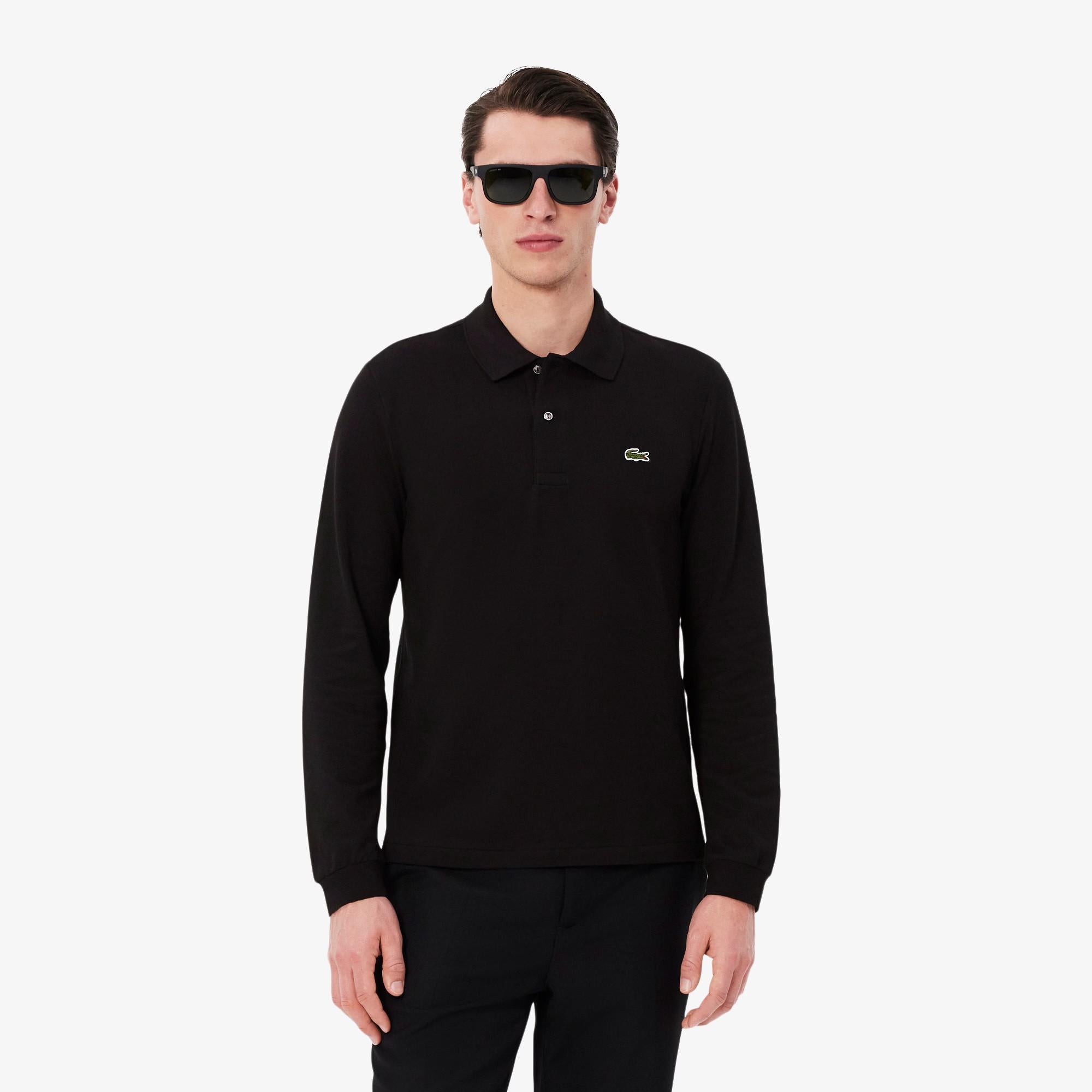 Polo maniche lunghe in piquet di cotone L1312 031 LACOSTE 