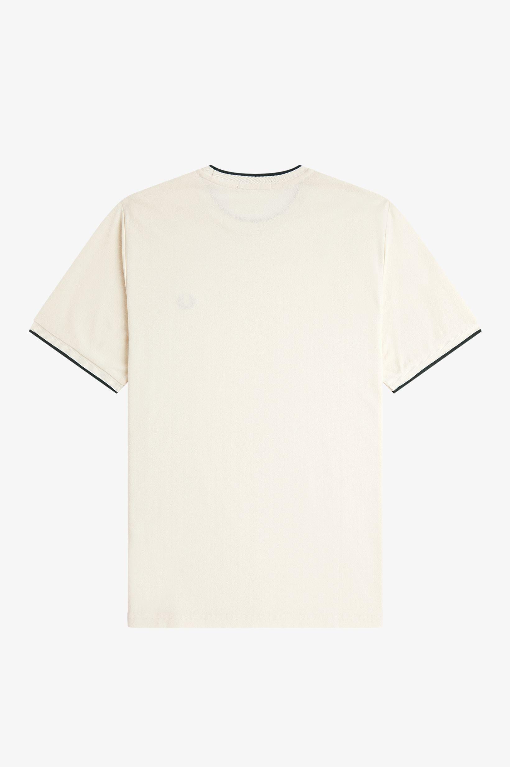 T-shirt con doppia riga M239757 560 FRED PERRY 