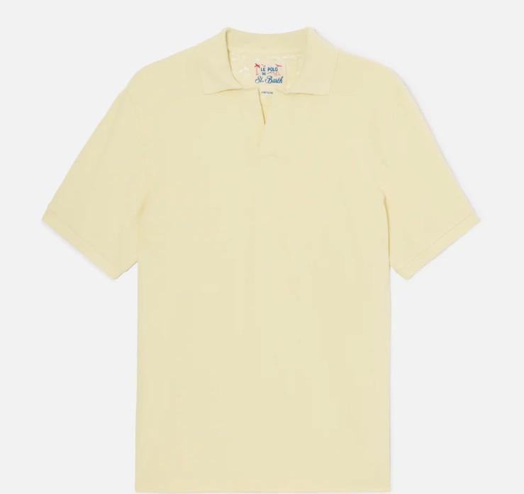 Polo Charles in piquet di cotone  CHS0001 00148L MC2 SAINT BARTH 