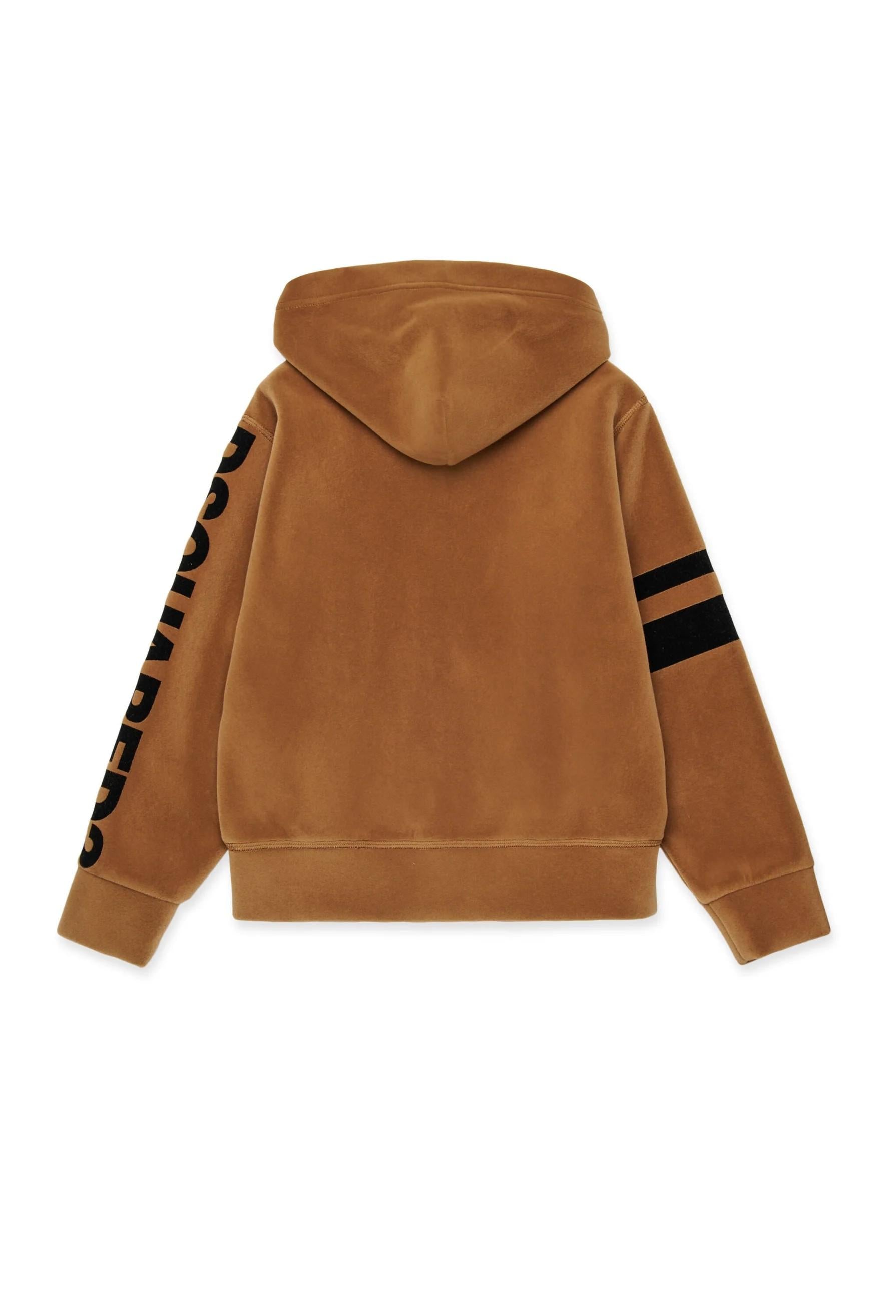 Felpa con cappuccio in neoprene DQ3001D0AF8 DQ721 DSQUARED2 