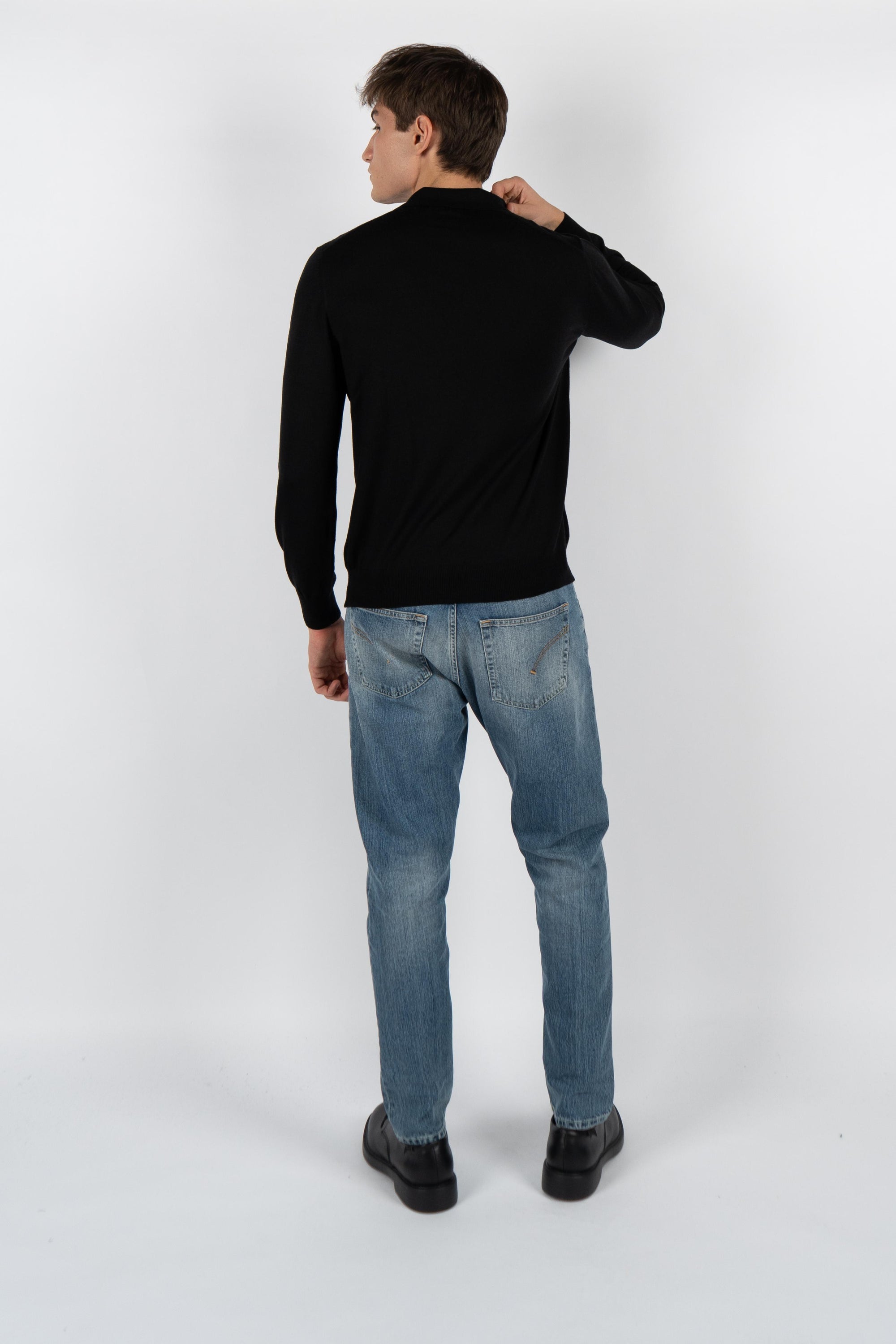 Polo skipper in maglia Athleisure 57189/14813 099 GRAN SASSO 