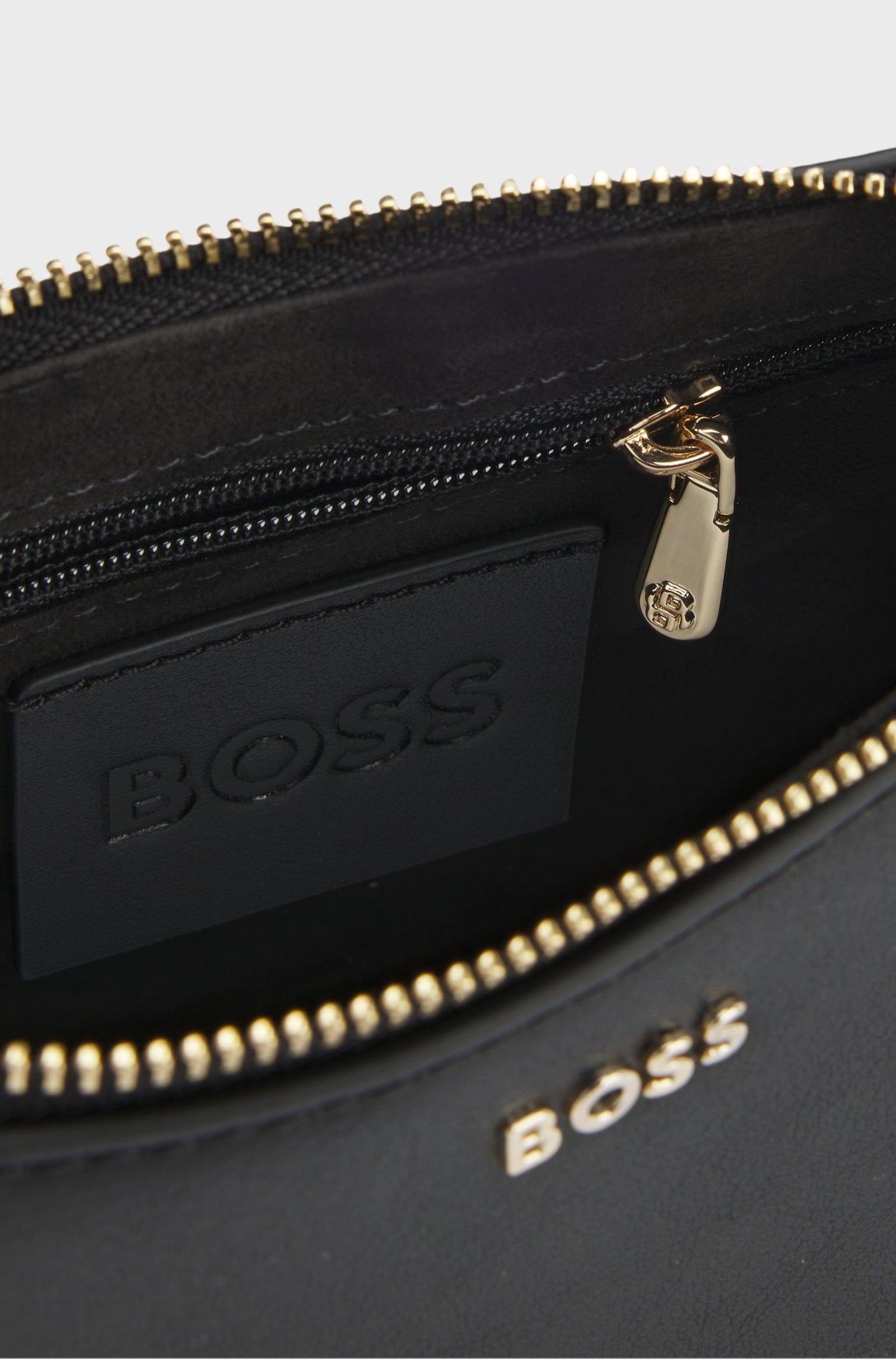 Borsa a tracolla con ciondolo con monogramma Double B 50547773 001 BOSS ACCESSORIES 