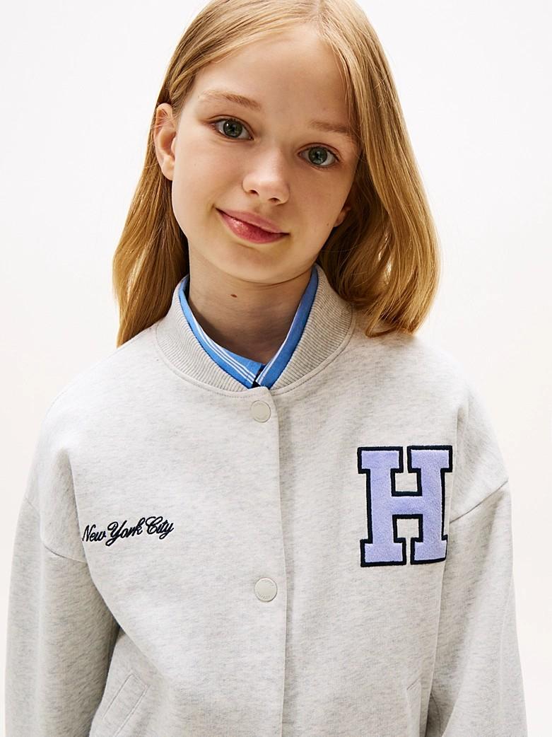 Bomber Varsity oversize con logo sul retro KG0KG08784T P09 TOMMY HILFIGER 