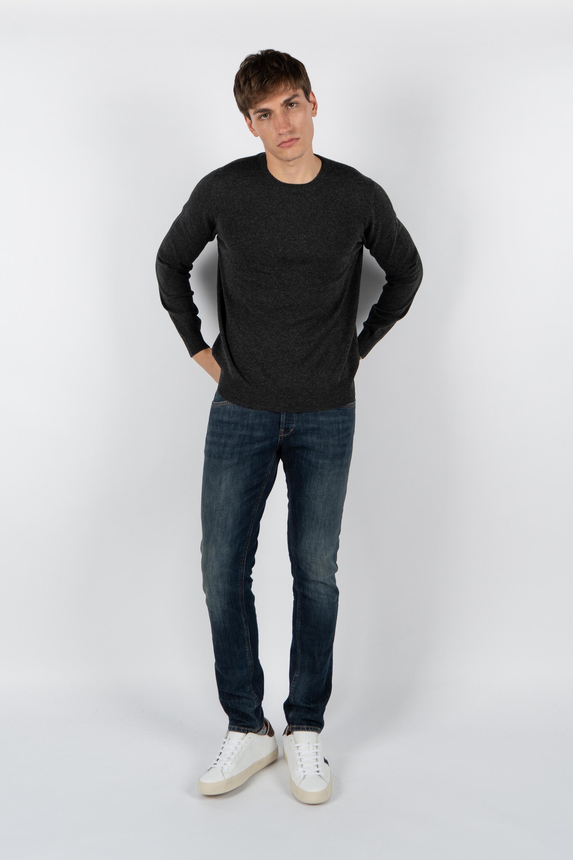 Girocollo in misto cashmere 55167/19690 098 GRAN SASSO 