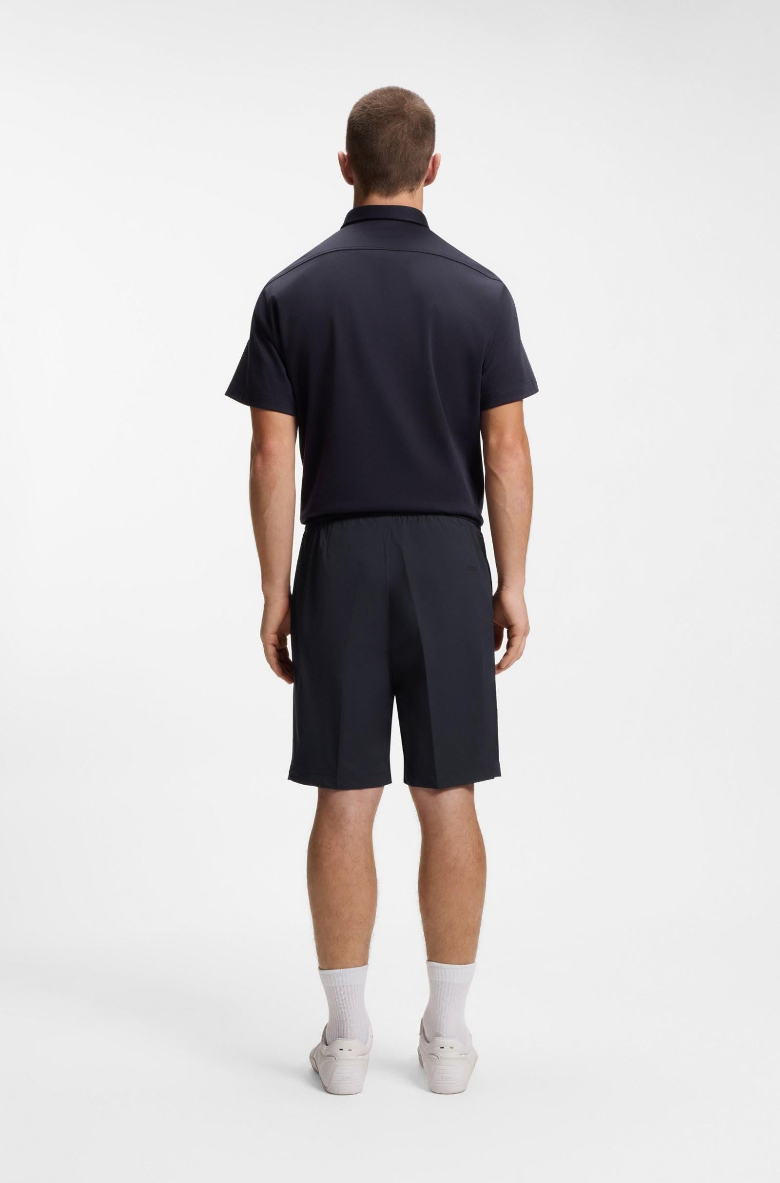 Shorts regular fit idrorepellenti in twill ad asciugatura rapida 50558953 402 BOSS 