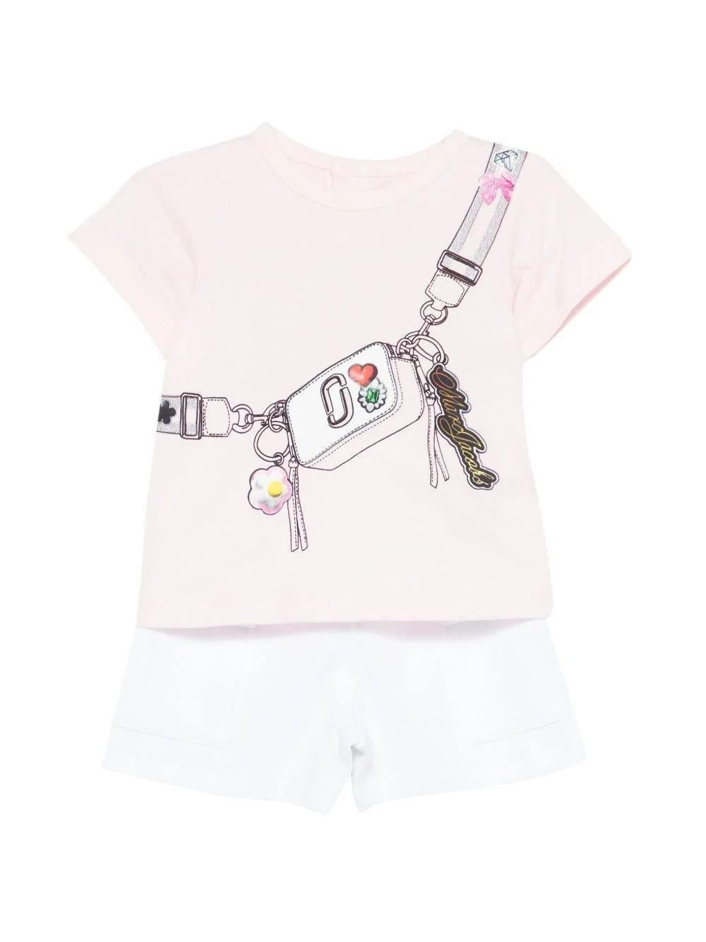Completo con pataloncini bianchi W60816A 475 MARC JACOBS 