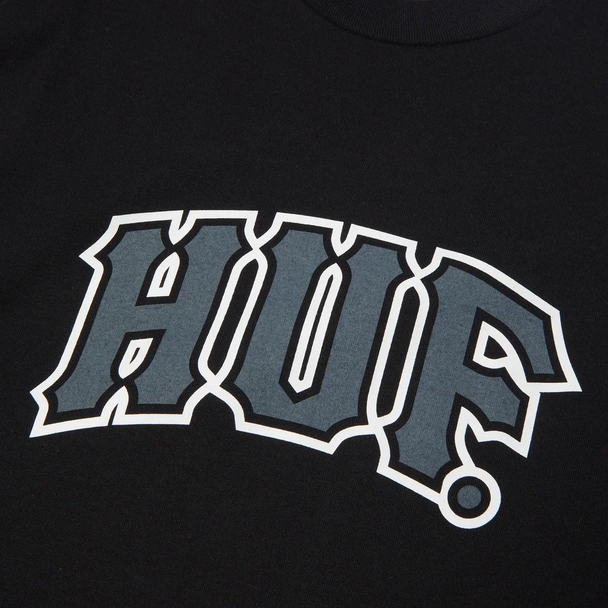 Classic arch t-shirt TS02618 BLACK HUF 