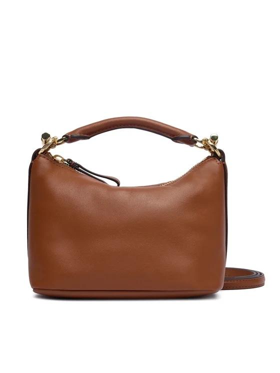 Borsa Blaike mini in cuoio nappa 431P10531 001 LAUREN ACCESSORIES 