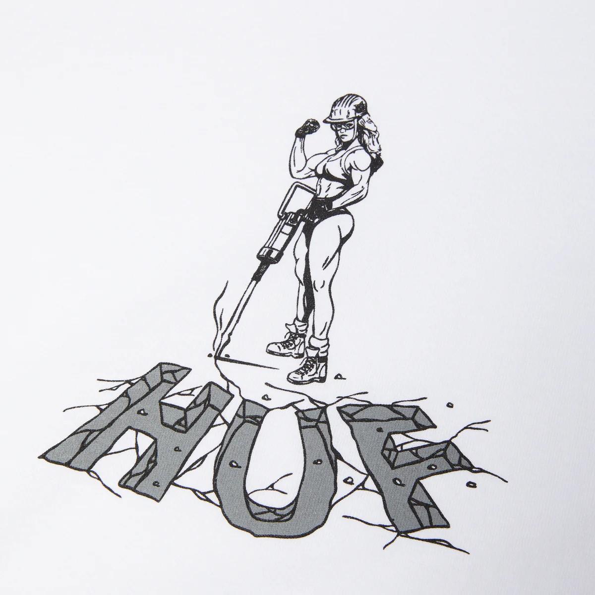 Jacked t-shirt TS02624 WHITE HUF 