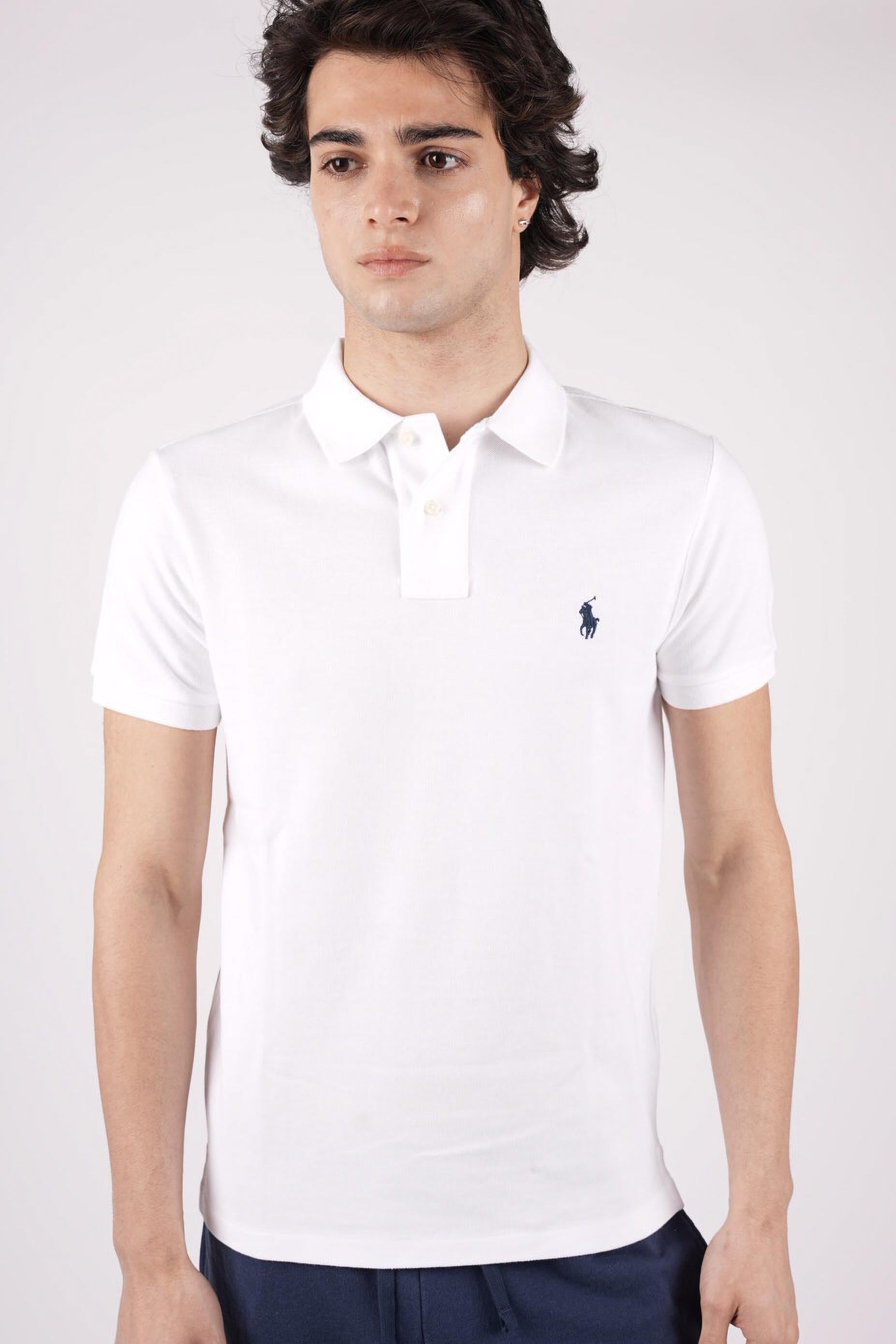 Polo con logo ricamato 710666998 002 POLO RALPH LAUREN 