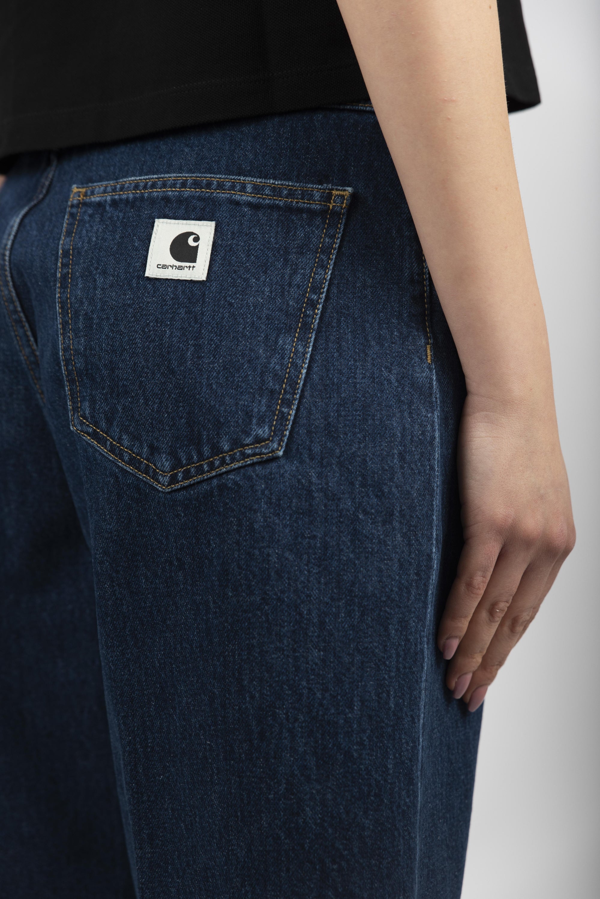 Shorts jeans Women's Brandon Short blue stone washed  I031919 0106 CARHARTT WIP 