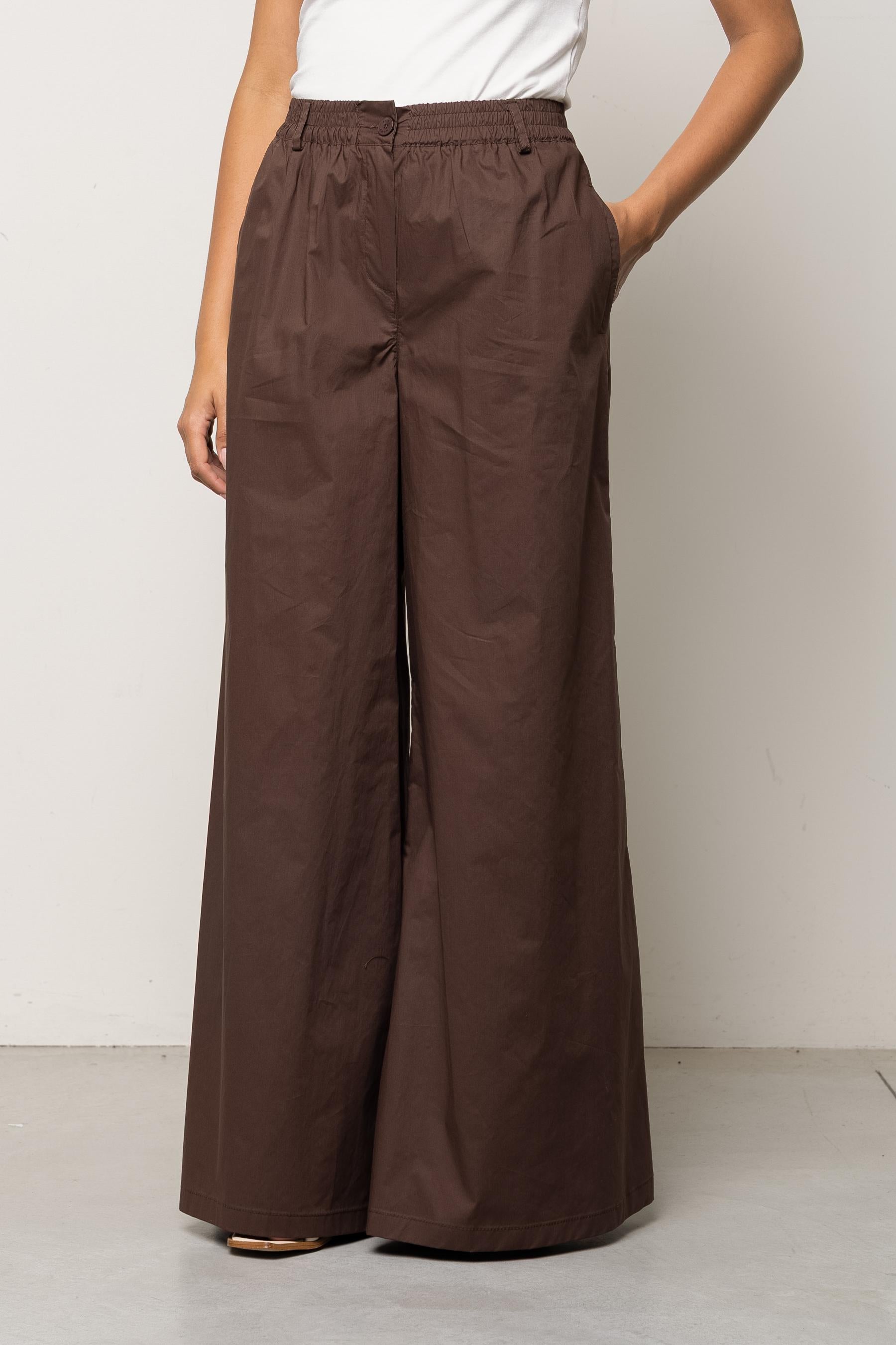 Pantaloni a palazzo SPJLE033 6011 KAOS JEANS 