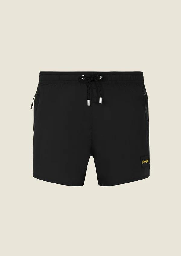 Costume da bagno short fit M01BU03 BK F**K 