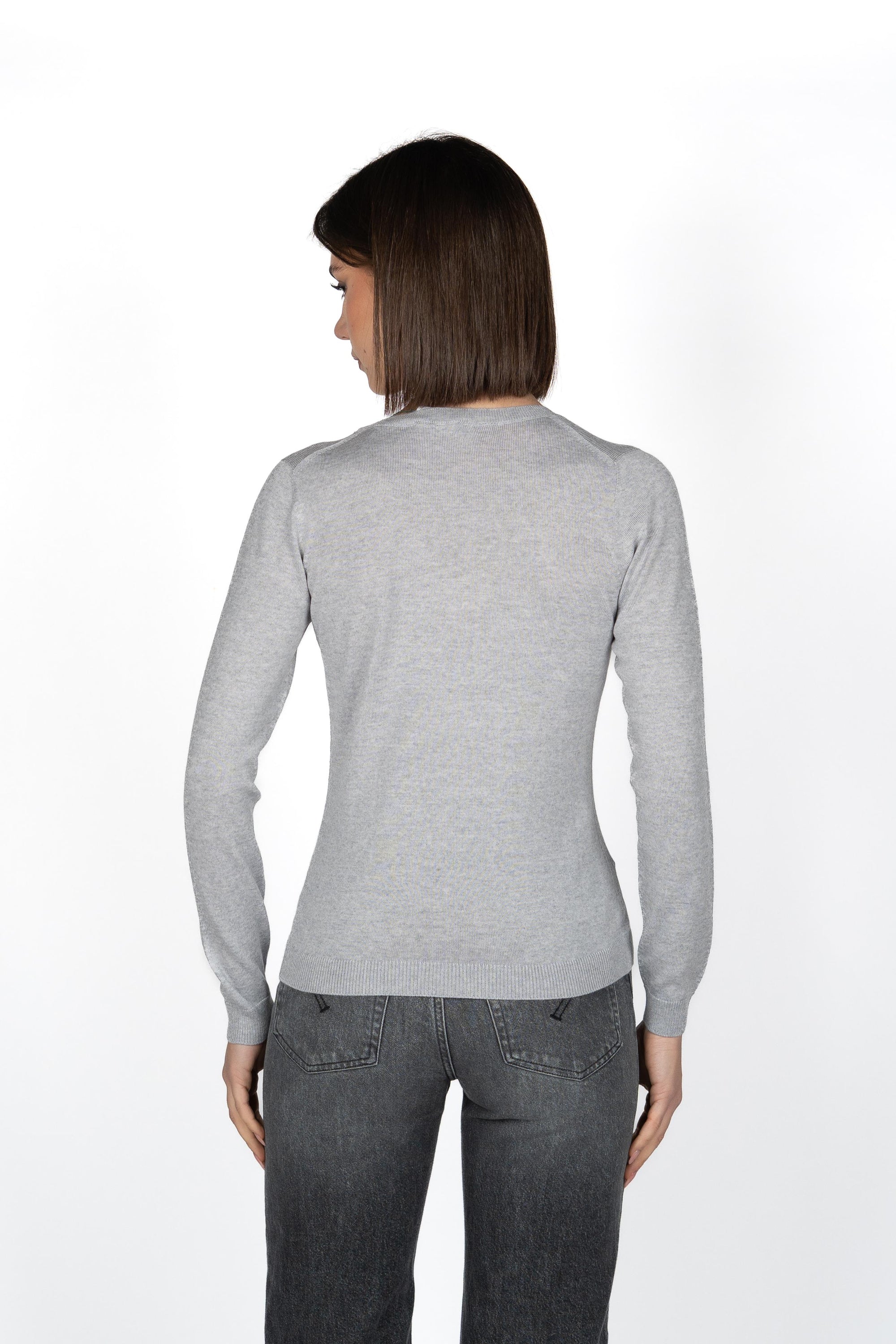 Scollo V in Lana Merino 54212/14202 052 GRAN SASSO 