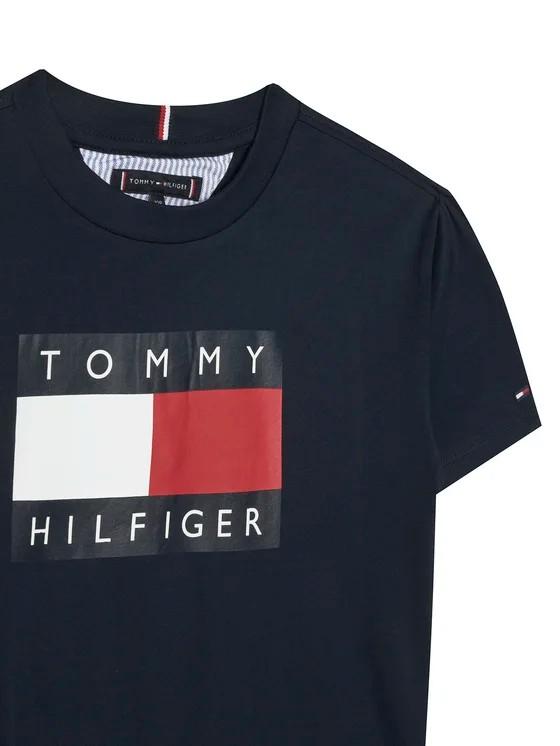 T-shirt con logo stampato KB0KB10340J C1G TOMMY HILFIGER 