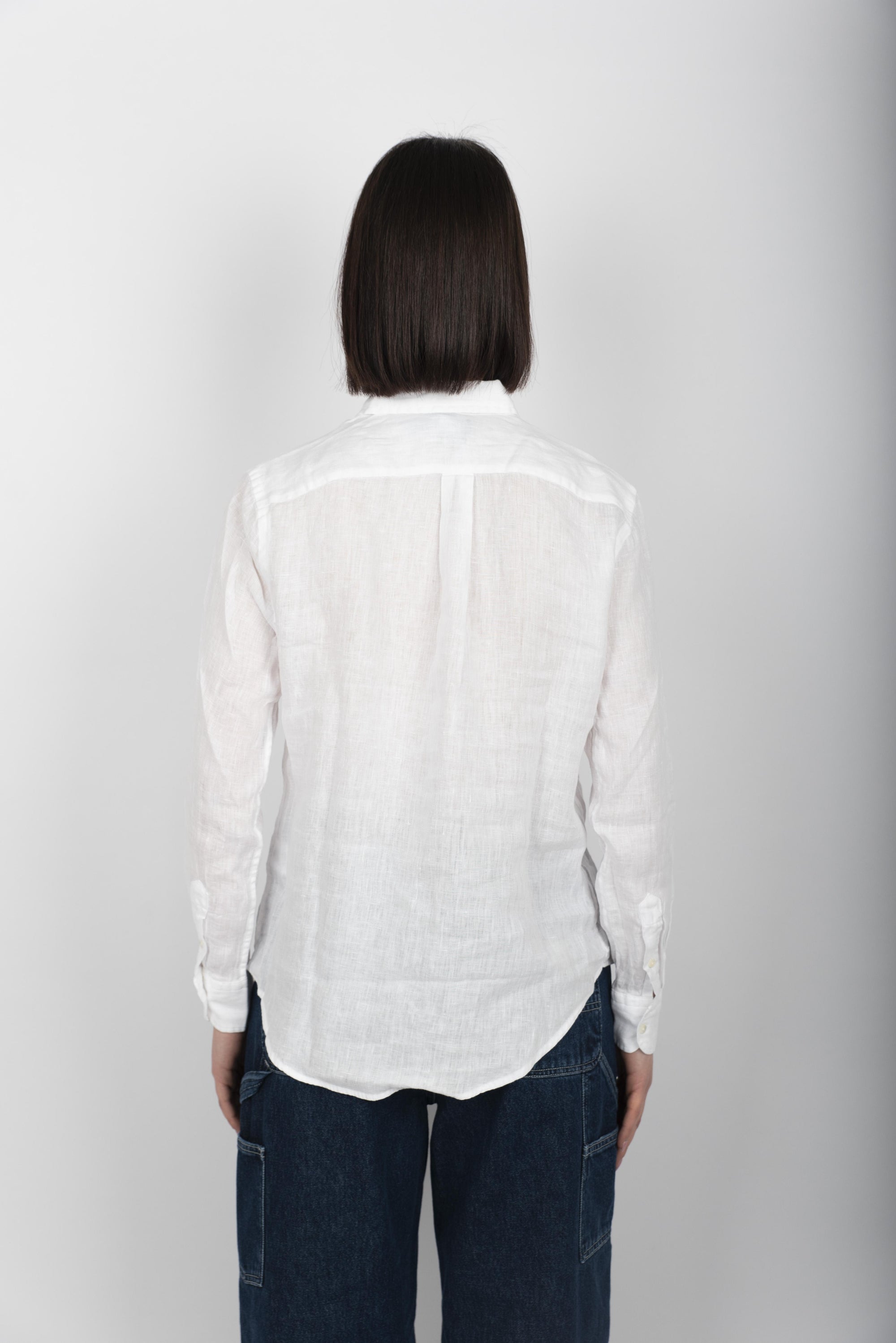 Camicia in lino Classic Fit bianco 211970730 001 POLO RALPH LAUREN 