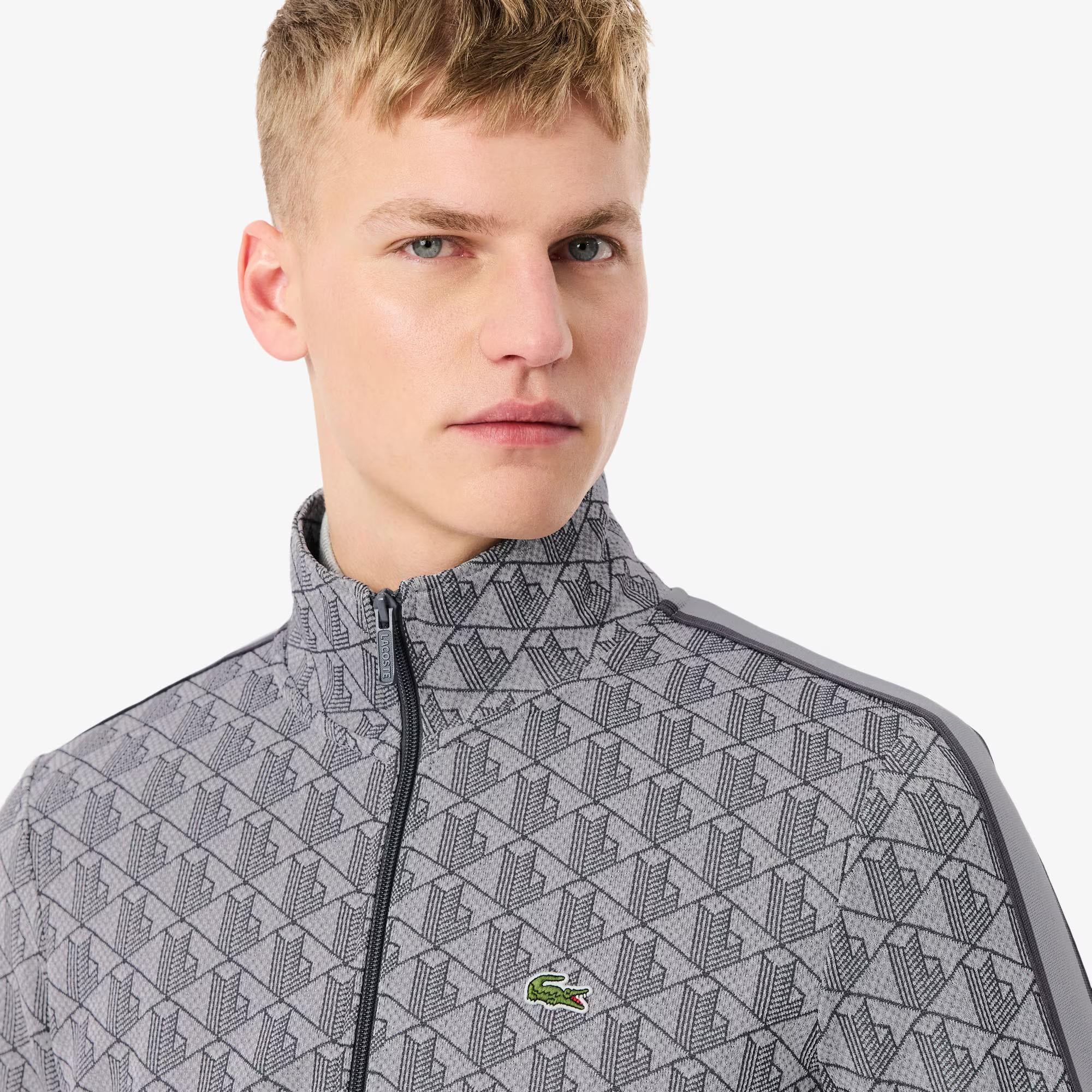 Giacca della tuta in jacquard con zip Paris SH1368 41I LACOSTE 