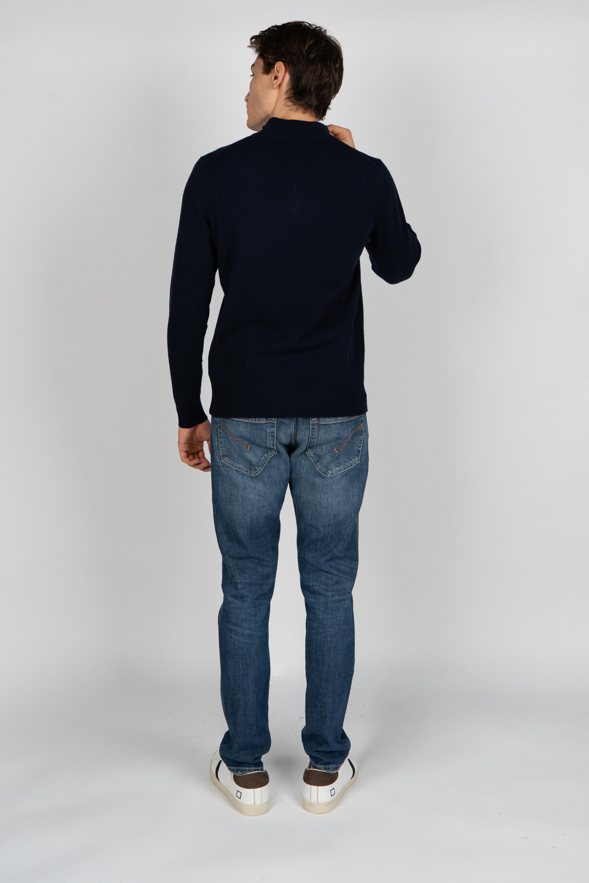 Pullover a mezza zip Jermyn JERM002 00063I MC2 SAINT BARTH 