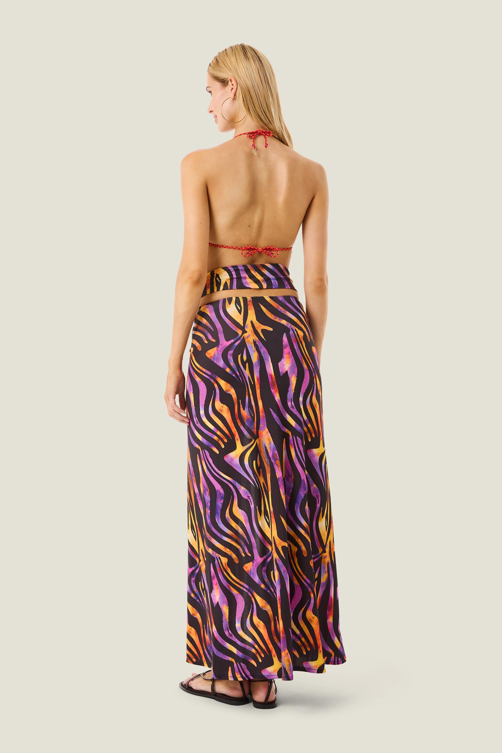 Gonna lunga hypnotic zebra 126WRWGO5926 200 4GIVENESS 