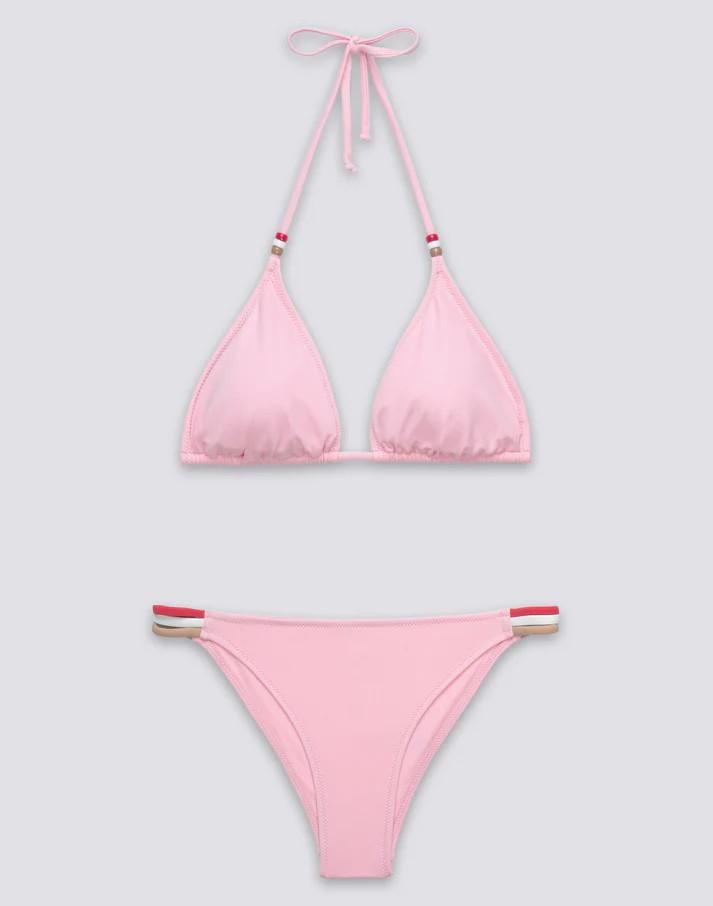 Jennifer top a triangolo e slip fisso WB00KNL30RB 53202 SUNDEK 