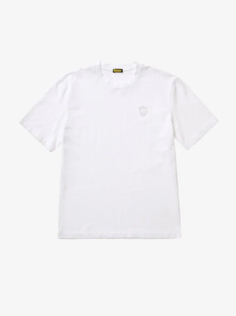 T-shirt Athens 26SBLUH02306 100 BLAUER 