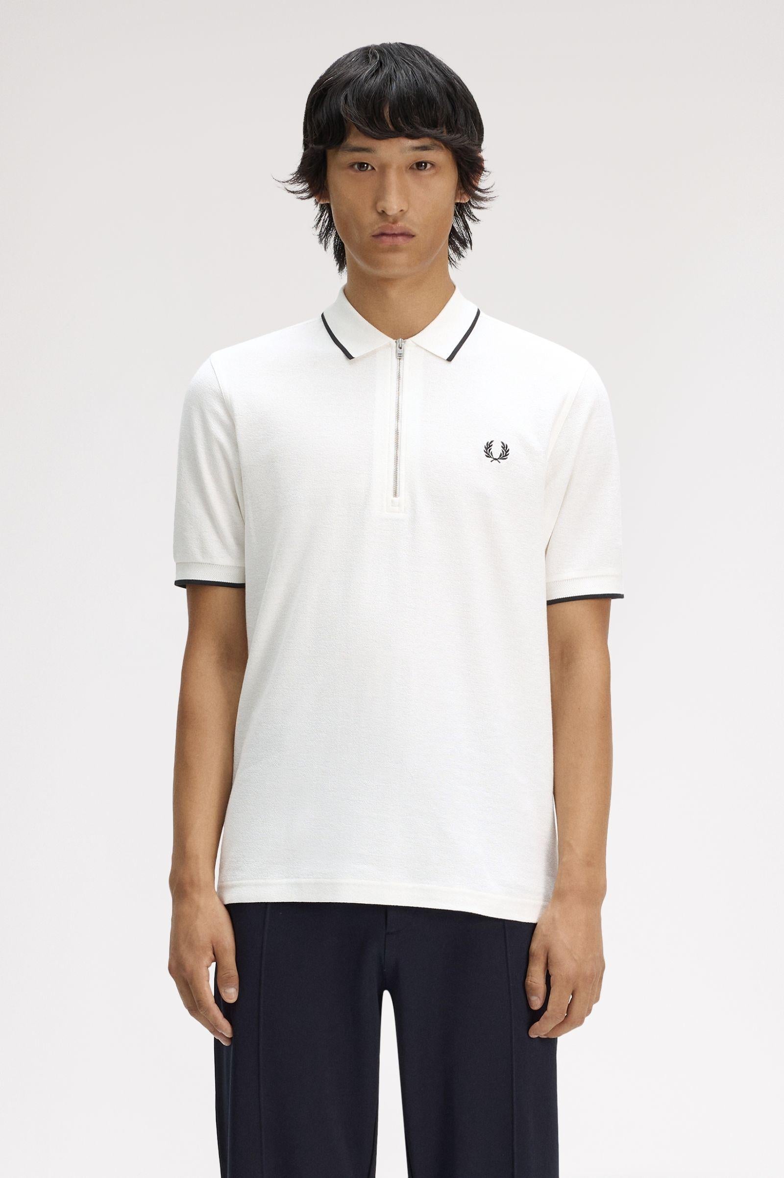 Polo In Piqué Crêpe M248058 129 FRED PERRY 