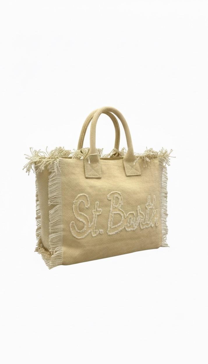Borsa Colette in canvas con patch COL0002 08368L MC2 SAINT BARTH 