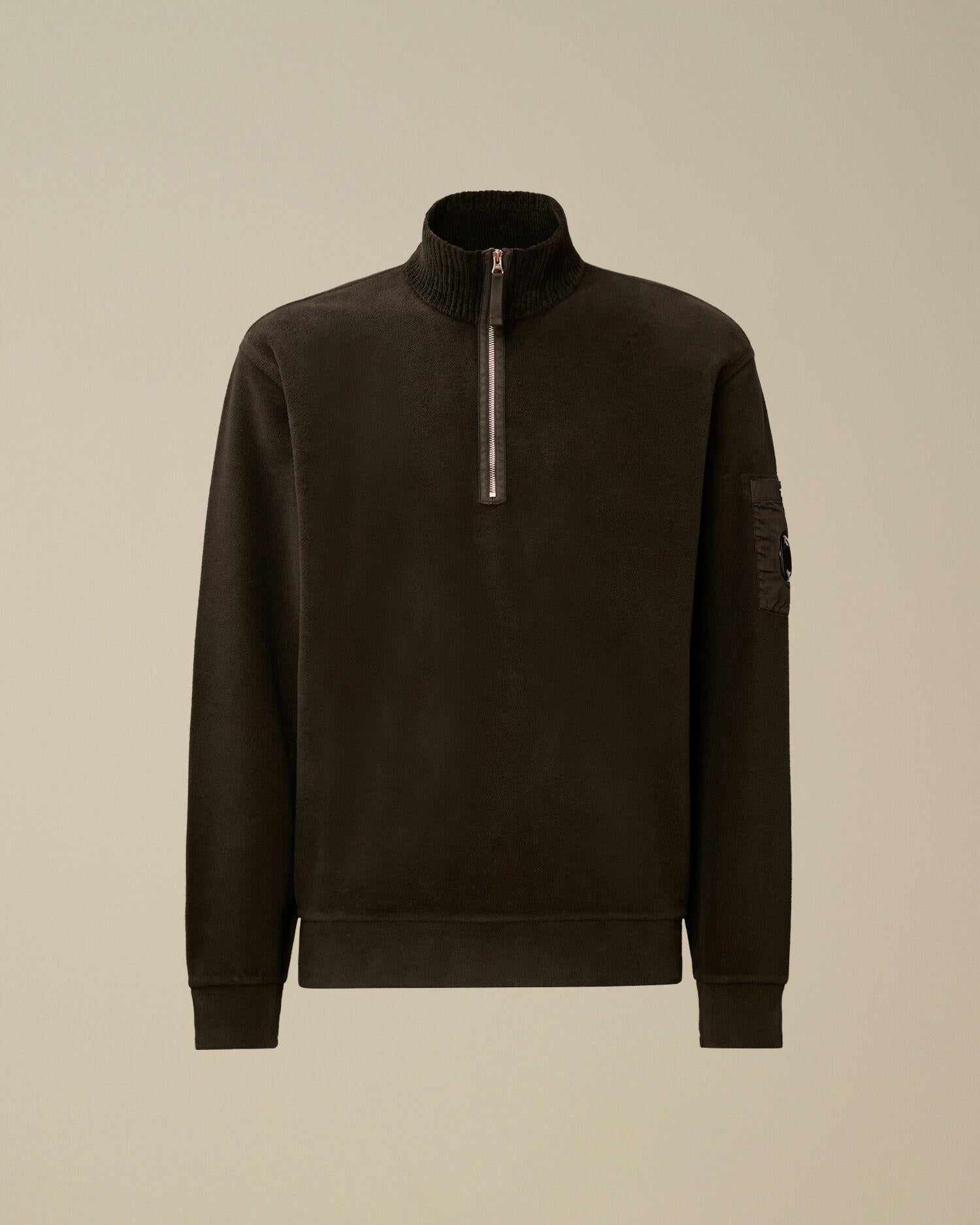 Felpa con lente a mezza zip 19CMSS251A 978 C.P. COMPANY 