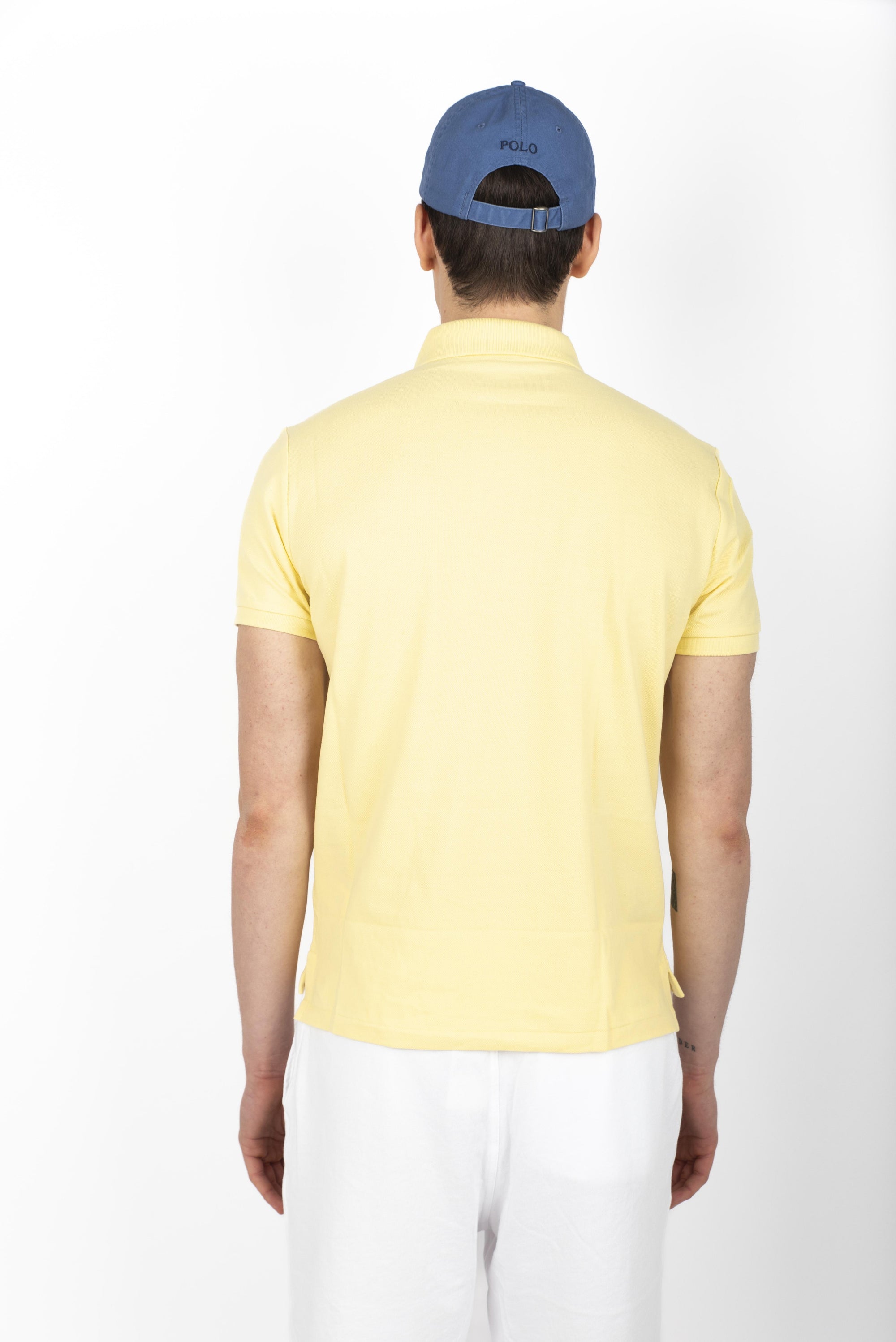 Polo oro resort in piqué Slim Fit  710680784 421 POLO RALPH LAUREN 